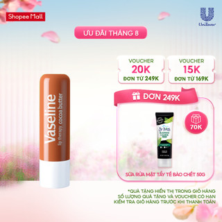 Son Dưỡng Môi Bơ Cacao Vaseline Stick 4.8g