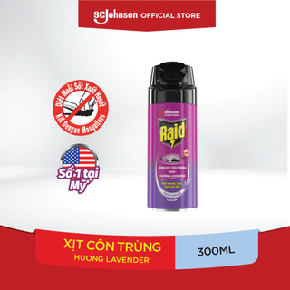 RAID Bình xịt côn trùng Hương Lavender 300ML - DN
