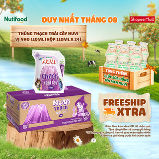 Thùng thạch trái cây nuvi 110ml