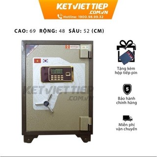 Két sắt việt tiệp siêu cường kvtsc188-dt điện tử thép đúc chống cháy 2000 độ c