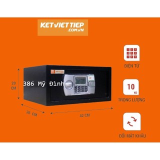 Két sắt việt tiệp mini ks33dt khóa điện tử cao cấp 10kg