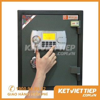Két sắt Việt Tiệp KC40 khóa điện tử chống cháy cảnh báo chống trộm 55kg Freeship toàn quốc