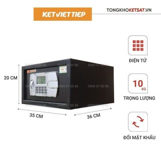 Két sắt mini khách sạn Việt Tiệp KKS013