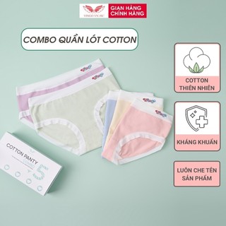 Combo 5 quần lót cotton trơn kháng khuẩn vingo cb88 vngo