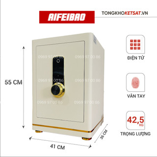 Két sắt vân tay điện tử aifeibao hk-m/d-55-as nhập khẩu chính hãng