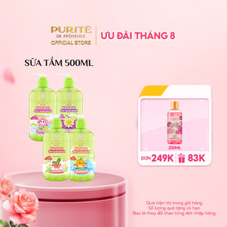 Sữa tắm gội purité baby natural 2in1 500ml