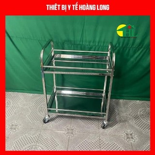 Xe Đẩy Inox 3 Tầng- Xe Tiêm Inox 3 Tầng Thiết bị phòng khám Spa