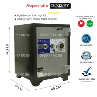 Két sắt century cf658 khóa cơ đổi mã số cao cấp chống cháy 2000 độ c