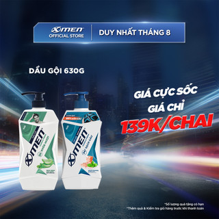 Dầu gội X-Men Clean & Fresh Sạch Sâu & Khoẻ Mượt 630g