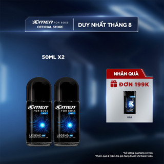 Combo 2 Lăn khử mùi X-men For Boss Legend 50ml/chai