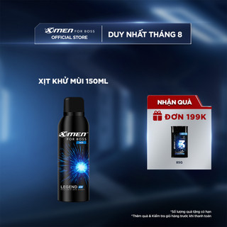 Xịt khử mùi Xmen For Boss Legend - 150ml