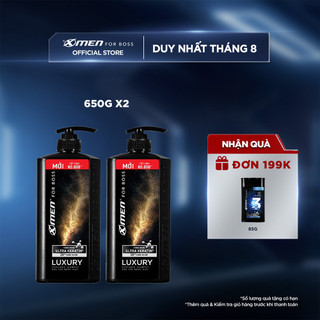 Combo 2 Dầu Gội Xmen for boss Hương Sang Trọng Luxury 650g/chai