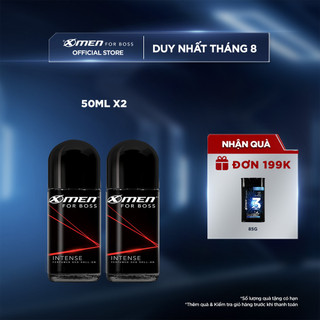 Combo 2 Lăn Khử Mùi Xmen for Boss 50ml Intense Luxury Legend Motion