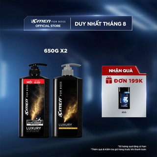 Combo Dầu gội nước hoa 650g + Sữa tắm nước hoa 650g X-Men for Boss Luxury