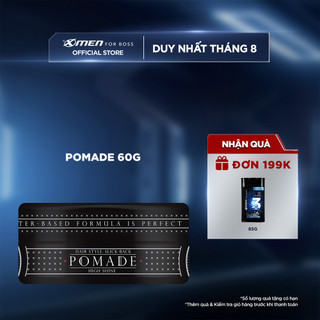 Pomade tạo kiểu tóc X-Men For Boss Medium Hold - Vuốt ngược sành điệu 60g