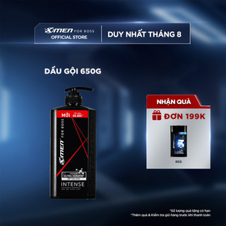 Dầu gội nước hoa X-Men For Boss Intense 650g - Mùi hương trầm đầy nội lực