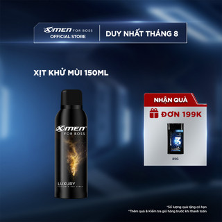 Xịt khử mùi X-Men For Boss Luxury 150ml - Mùi hương sang trọng tinh tế