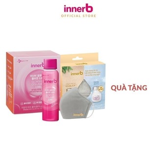 [GIFT] Combo Hộp nước uống Collagen Vitamin C sáng da InnerB Glowshot và Khẩu trang Innerb