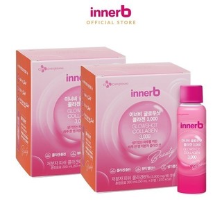 Combo 2 Hộp 6 chai nước uống Collagen Vitamin C sáng da InnerB Glowshot 50mlx6/chai
