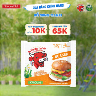 Phô mai Lát Con Bò Cười Burger - 10c (200G)