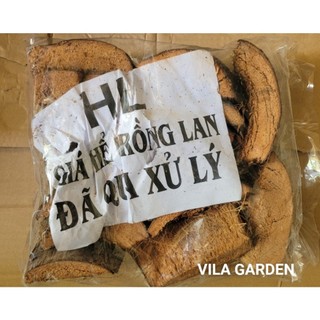Sơ dừa miếng to - giá thể trồng lan. dừa miếng trồng lan. sơ dừa trồng lan