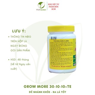 Phân bón lá Growmore 30-10-10 +TE 100g