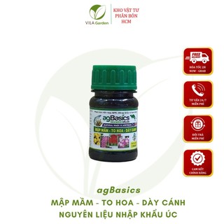 Phân bón npk hỗn hợp agbasics seaweedplus nhập úc chai 100ml