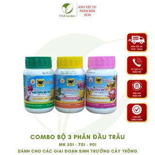 Bộ 3 lọ phân bón lá đầu trâu