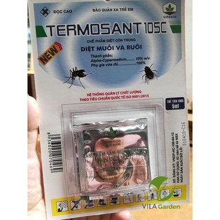 Chế Phẩm Diệt Côn Trùng Termosant 10SC, Thuốc diệt muỗi, kiến, gián, bọ chét (5ml)