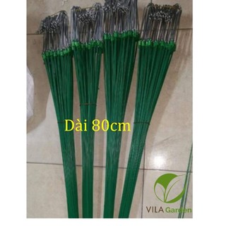 (COMBO 10) Móc treo chậu lan bằng kẽm bọc nhựa chống rỉ dài 80cm