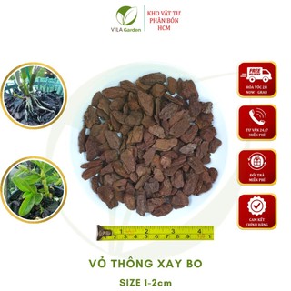 Vỏ Thông Xay size 1-2cm (Túi 1kg)