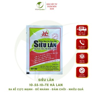 Phân Bón Lá Siêu Lân, Siêu lân đỏ 10-55-10+TE Hà Lan (gói 15g)