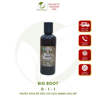 Bio Root 0-1-1 - Thuốc Kích Rễ Hữu Cơ Cực Mạnh USA chai chiết 100ml