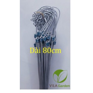 (COMBO 10) Móc Kẽm Treo Chậu Lan, Chậu Cây dài 80cm