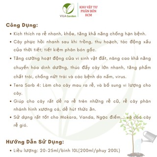 Phân bón lá cao cấp siêu ra rễ Terra Sorb 4 Root 100ml