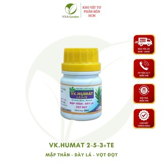 Phân Bón Lá Sinh Học Mập Thân, Dày Lá, Vọt Đọt Vk.Humat 50Ml