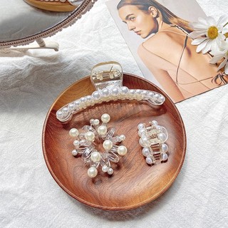  Set 3 Cái Kẹp Tóc Ngọc Trai Kiểu Dáng Đơn Giản Ngọt Ngào Thời Trang Thích Hợp Làm Quà Tặng Dành Cho Nữ 
