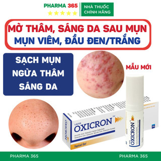  Gel Bôi Mụn Giảm Mụn Đỏ Mờ Sẹo Mờ Thâm Sau Mụn Oxicron Chứa Azelaic 20% Tranexamic 3% - Pharma 365 