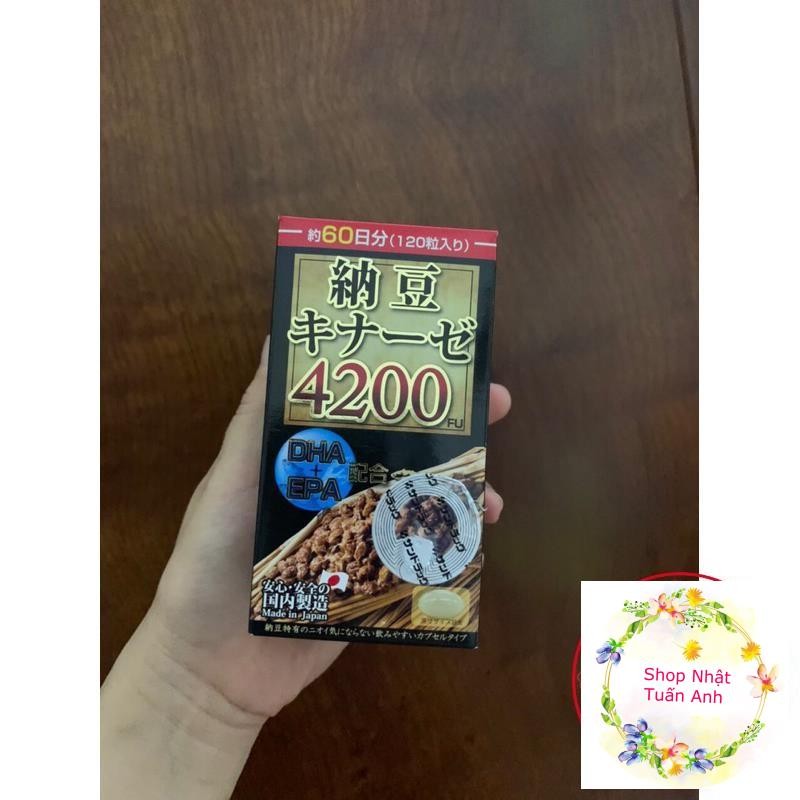 [Auth-date xa]Viên uống phòng chống đột quỵ NATTOKINASE 4200FU Nhật Bản