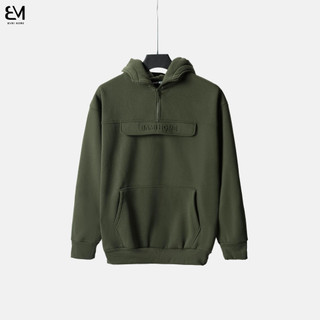 Áo hoodie unisex BAMI HOME vải nỉ bông giữ ấm cực tốt AHD02