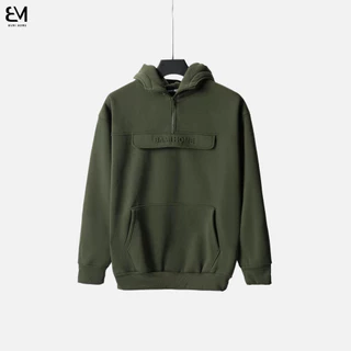 Áo hoodie unisex BAMI HOME vải nỉ bông giữ ấm cực tốt AHD02