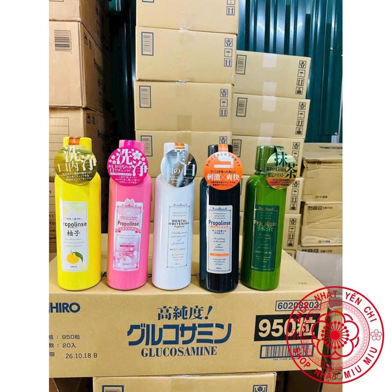 Nước súc miệng propolinse  600 ml đủ các mầu