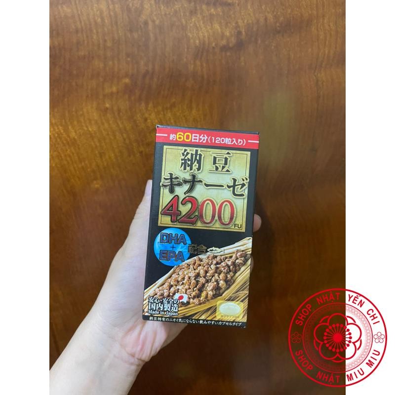 Viên uống đột quỵ NOGUCHI NATTO KINASSE Nhật Bản 2000fu/ 3000fu/ 4000fu/ 5000fu/6000fu