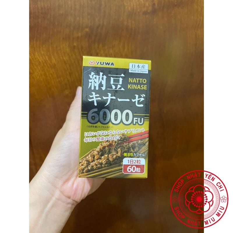 Viên uống đột quỵ NOGUCHI NATTO KINASSE Nhật Bản 2000fu/ 3000fu/ 4000fu/ 5000fu/6000fu
