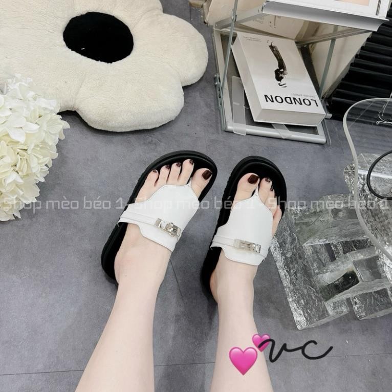 Dép kẹp hm đai khoá ngang bản to fullbox