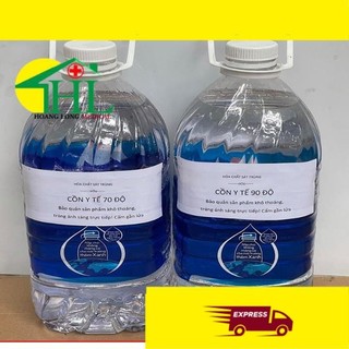 Cồn 70 Độ, 90 Độ - Cồn Y Tế Sát Khuẩn Can 5 Lít