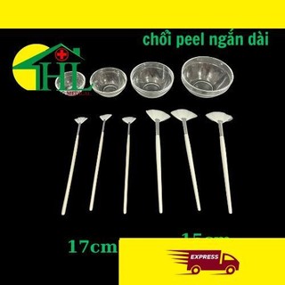 Cọ , chổi peel da / chổi quét nạ , đắp mask spa