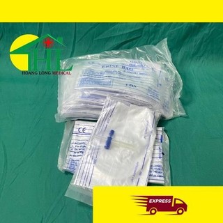 [Bán lẻ] Túi đựng nước tiểu van ngang y tế
