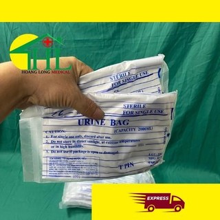 [Bán lẻ] Túi đựng nước tiểu van ngang y tế