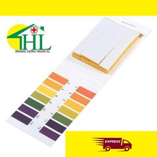 [Hàng Chuẩn] Giấy Quỳ Tím Thử Độ pH Thang Đo Từ 1 Đến 14